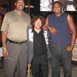Zach with Artis Gilmore and Brad Wright