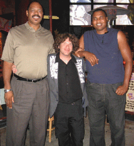 Zach with Artis Gilmore and Brad Wright