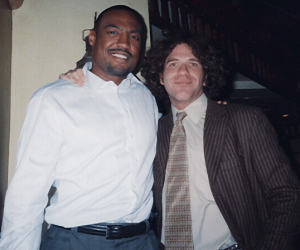 Zach with Darren Woodson