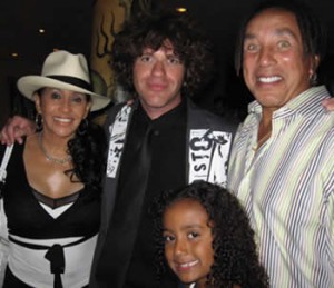 Zach with Smokie Robinson & Family