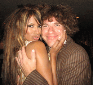 Zach with Traci Bingham