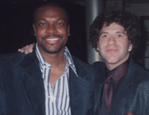 Los Angeles comedy magician Zach Waldman with Chris Tucker