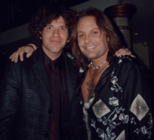 Los Angeles magician Zach Waldman with Vince Neil