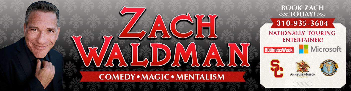 Zach Waldman - Comedian and Magician for private parties and corporate events