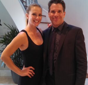 A.J. Cook and Los Angeles Magician Zach Waldman