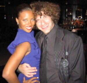 Zach Waldman with Eva Marcille