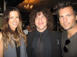 Kate Beckinsale, Len Wiseman, and Los Angeles Magician Zach Waldman