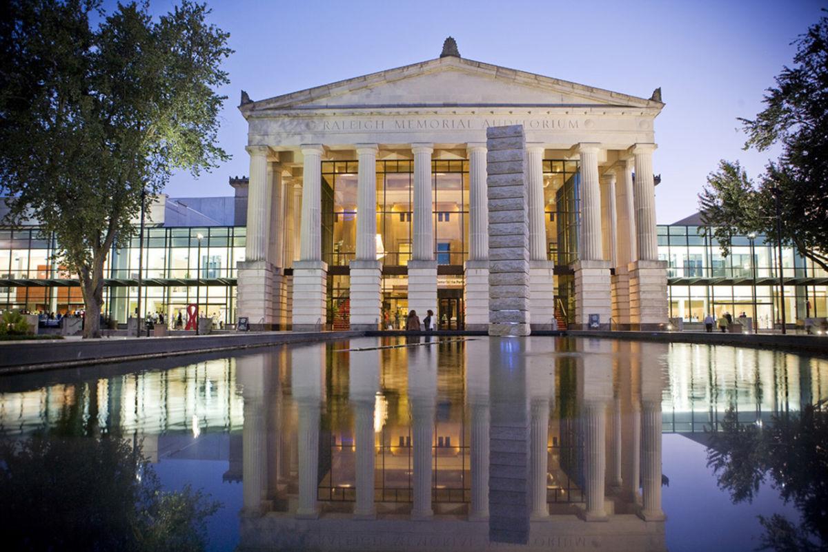 Duke Energy Center for the Performing Arts exterior in downtown Raleigh