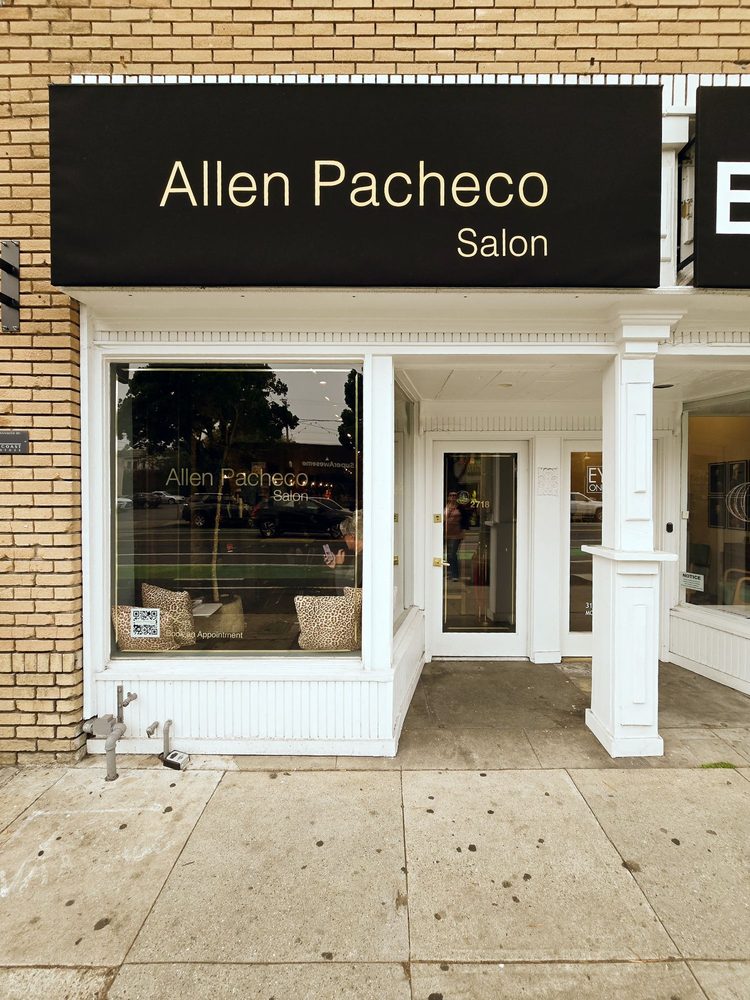 Allen Pacheco Salon exterior on Main Street Santa Monica CA