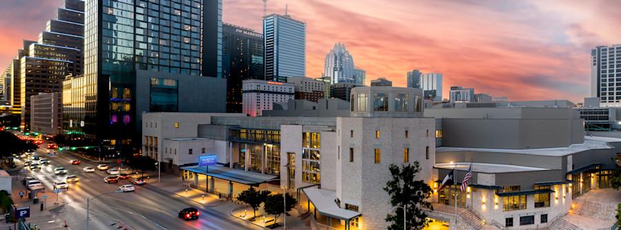 Austin Convention Center in downtown Austin Texas hosting a large corporate event